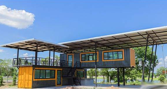 为什么景区选择集装箱厂家的临建集装箱房屋