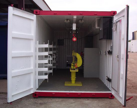 使用设备集装箱运输大型机械的优点